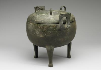 图片[3]-Ding cauldron with coiling hui-snake pattern, Spring and Autumn period (770-476 BCE)-China Archive